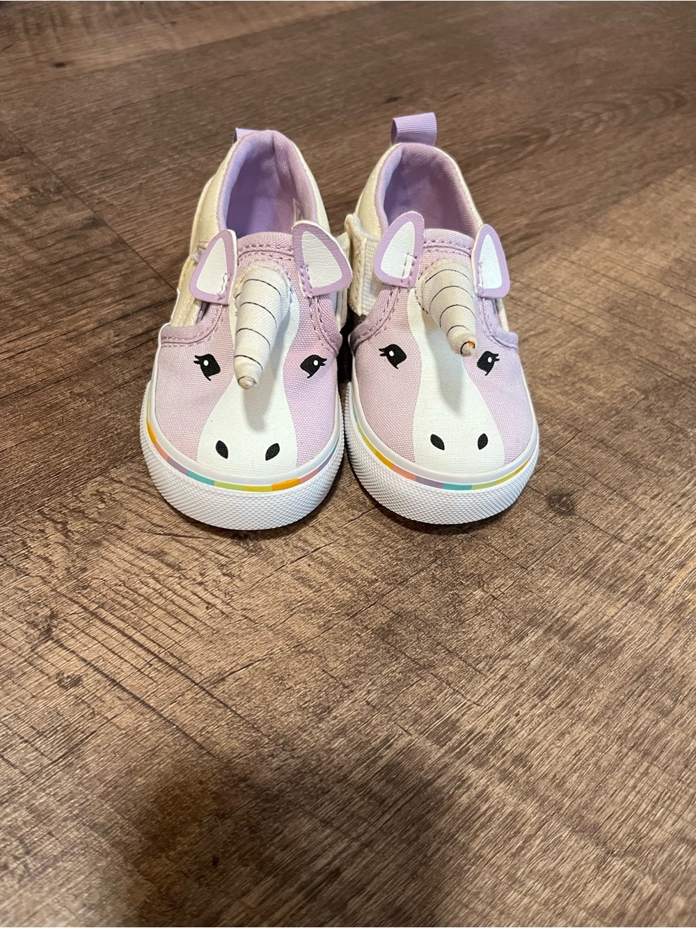 Vans Kids Unicorn Slip-On Sneakers in Light Purple